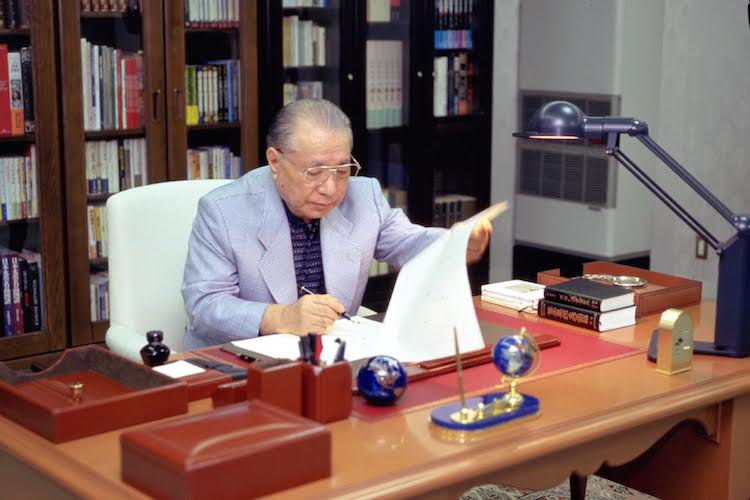 Photo: SGI President Daisaku Ikeda. Credit: Seikyo Shimbun