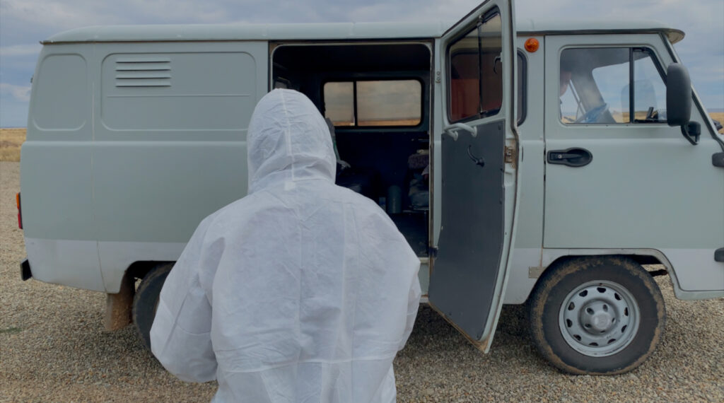 Aigerim Seitenova captured in a scene from “Jara”. Photo credit: Aigerim Seitenova