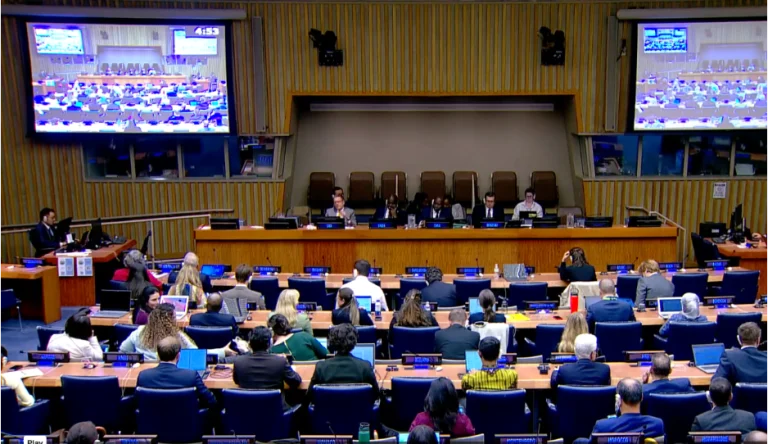 The closing session of the Preparatory Committee for the 2026 Review Conference of the Parties to the Treaty on the Non-Proliferation of Nuclear Weapons (NPT). Credit: UN TV