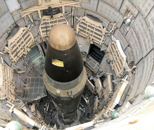 Titan II ICBM - decommissioned nuclear missile - at the Titan Missile Museum, Green Valley, Sahuarita, Arizona. Credit: Stephen Cobb/Unsplash