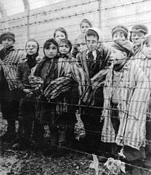 Child survivors of the Holocaust filmed few days after the liberation of Auschwitz concentration camp by the Red Army, January, 1945. Photo credit: Public Domain