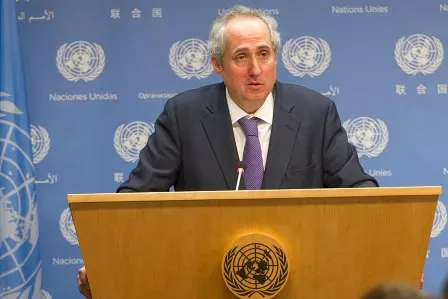 U.N. spokesperson Stephane Dujarric/ UN Photo