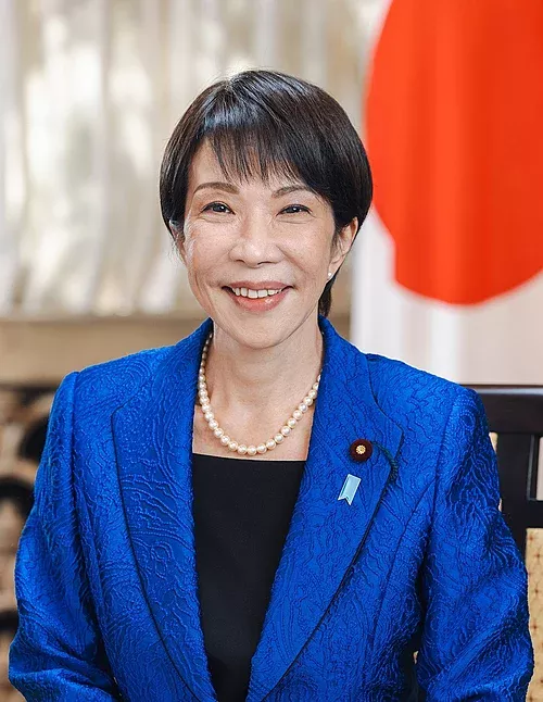 Sanae Takaichi, Prime Minister of Japan. Source: MOFA