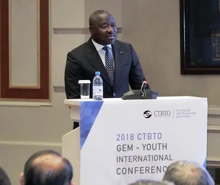 Photo: Dr. Lassina Zerbo, CTBTO Executive Secretary. Credit: Katsuhiro Asagiri, IDN-INPS Multimedia Director.