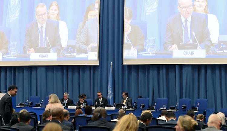 Photo: The first session of the Preparatory Committee for the 2026 Review Conference of the Parties to the Treaty on the Non-Proliferation of Nuclear Weapons (NPT), which met from 31 July–11 August 2023 at the Vienna International Centre in Vienna, Austria. Credit: Dean Calma / IAEA