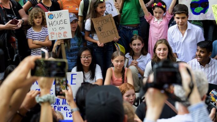 SpecialEvent-YOUTH Photo: A view of participants in the UN Youth Climate Summit on 21 September 2019. Credit: UN.