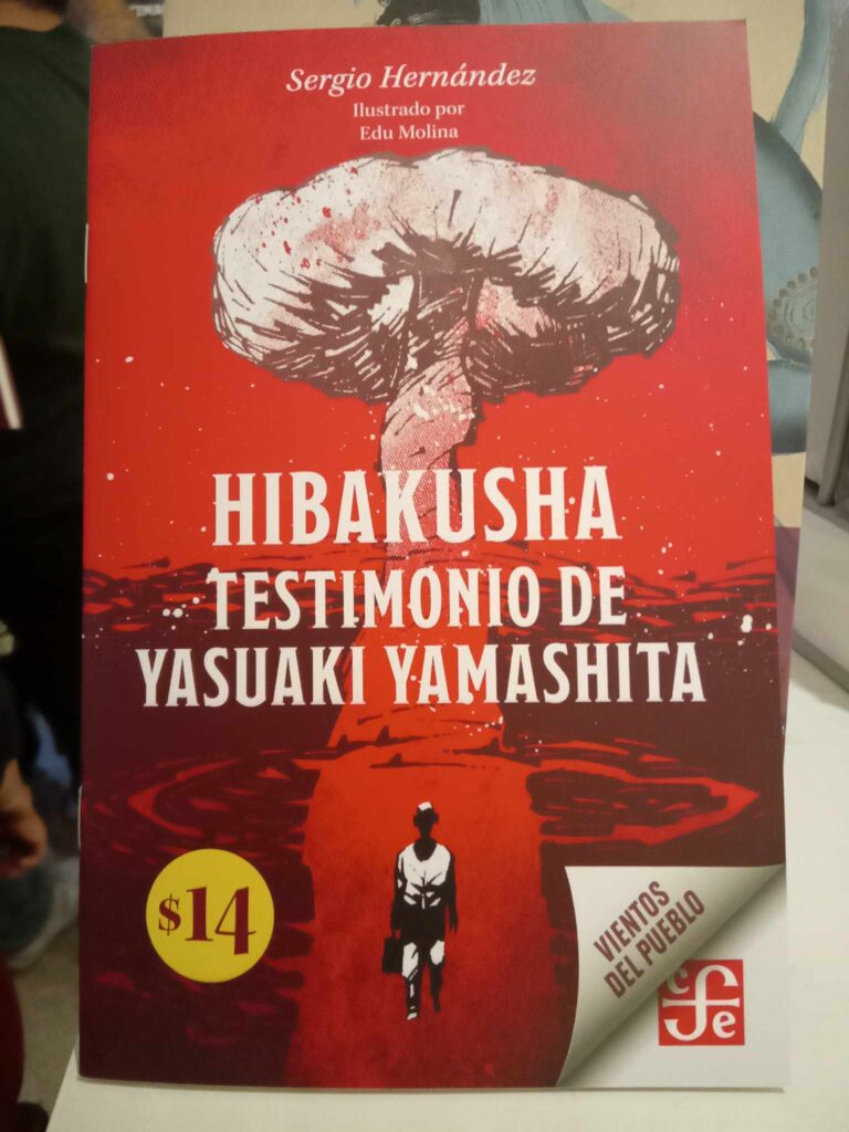 Book: Hibakusha. Testimony of Yasuaki Yamashita. Photo: Guillermo Ayala.